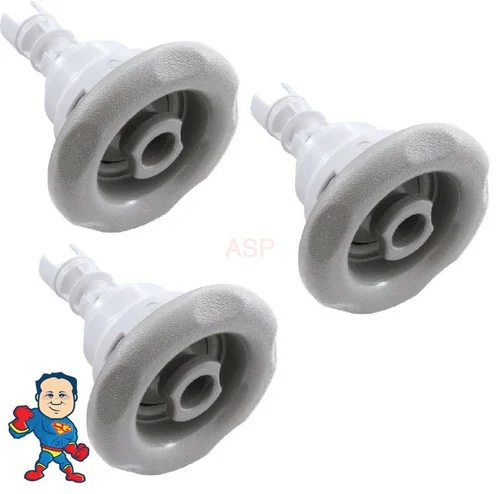 3-Pack Waterway Poly Storm Jet Internals – 3-3/8″ Universal Replacement – Sterling Silver