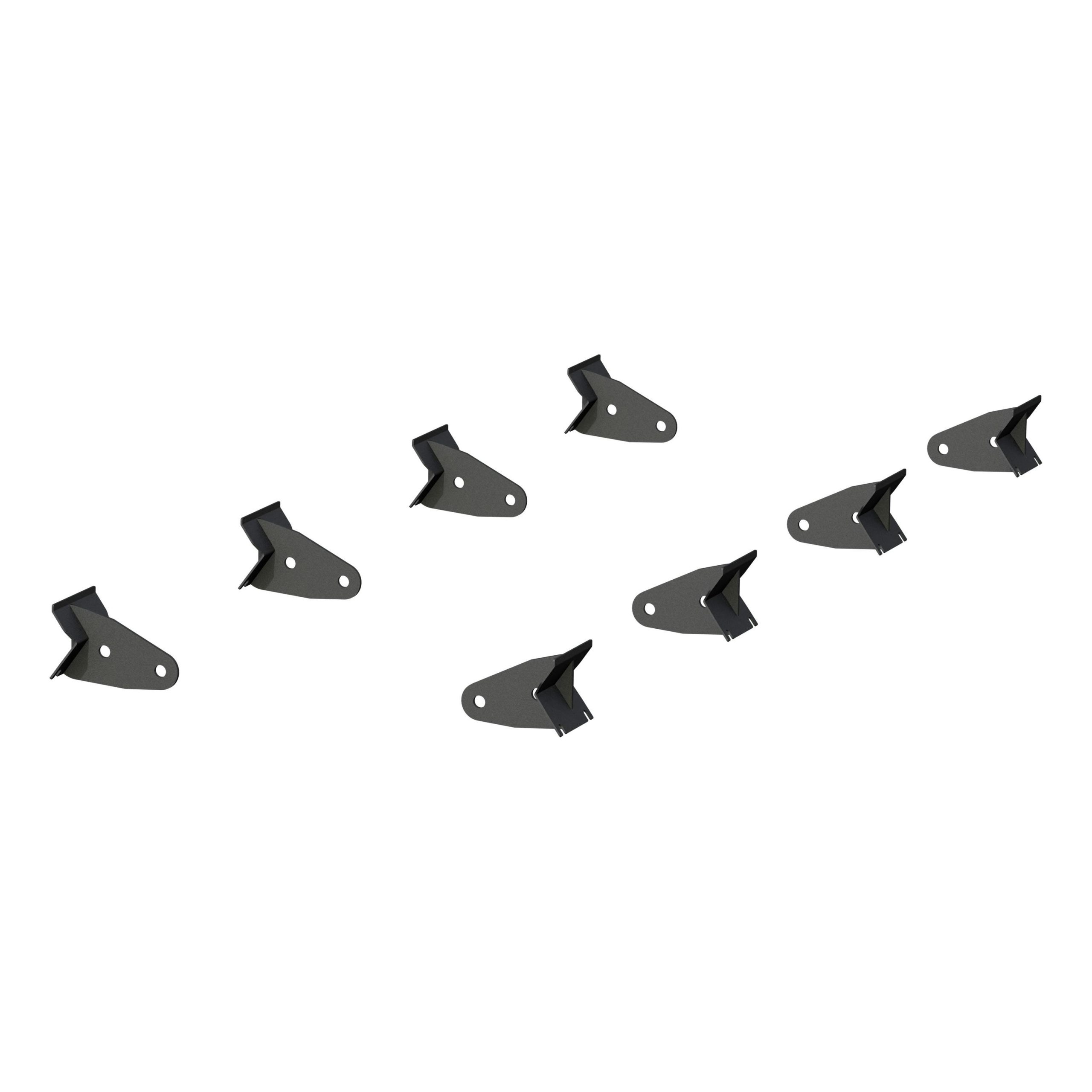 ARIES 3025177 Universal ActionTrac Mounting Brackets (8-Pack, Fabricated Brackets Required)