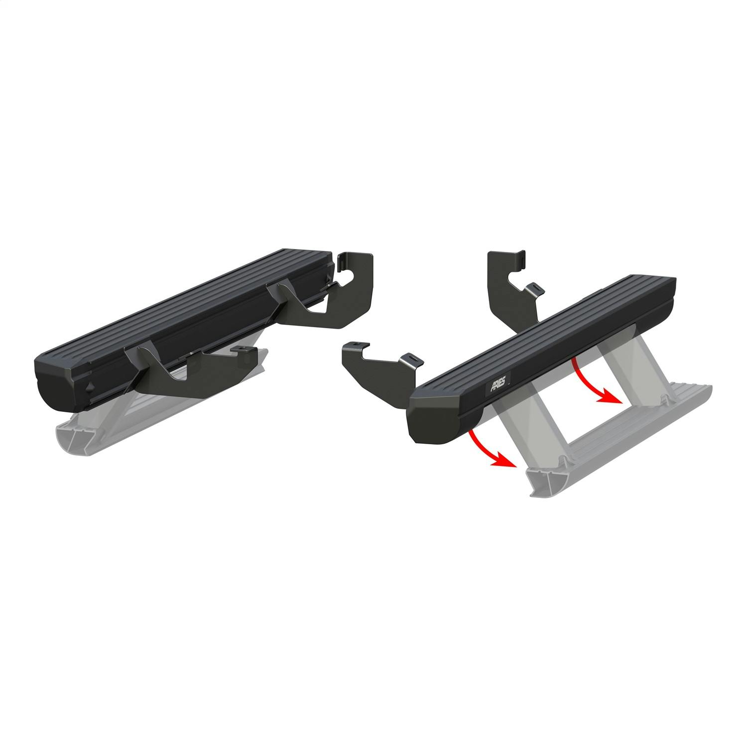 ARIES 3034472 ActionTrac 48.75" Powered Running Boards, Select Ford Bronco 2-Door