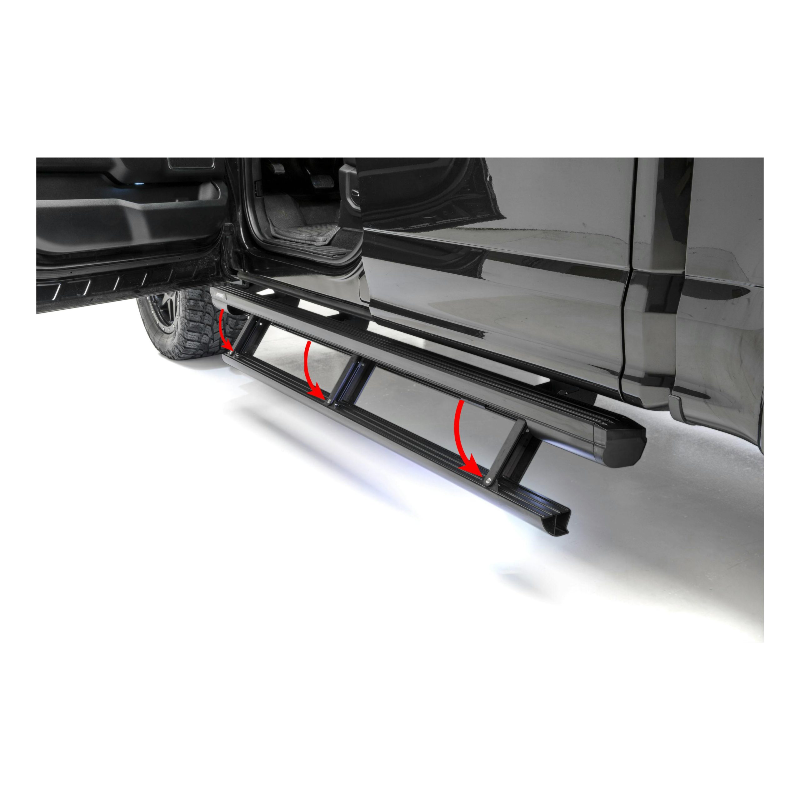 ARIES 3048326 ActionTrac 87.6" Powered Running Boards, Select Ford F-150 Crew Cab