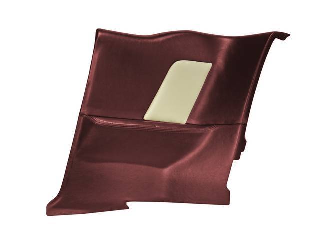 TMI Sport OE Style Quarter Trim Panels, Red with White Two Tone