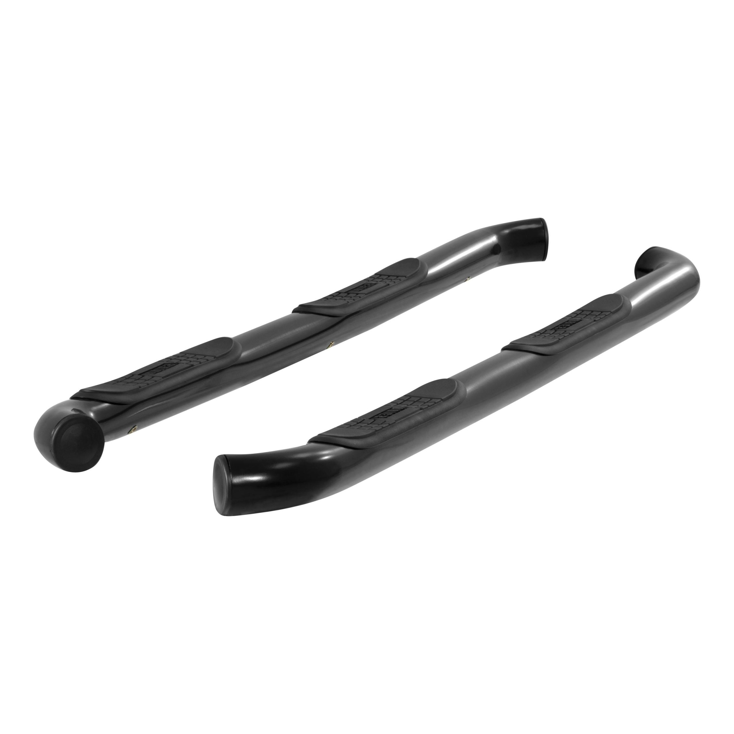 ARIES 35700 3" Round Black Steel Side Bars, Select Jeep Wrangler JK Unlimited