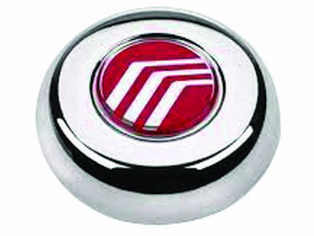 Grant Classic Series Steering Wheel Cap, Mercury M Logo on Chrome