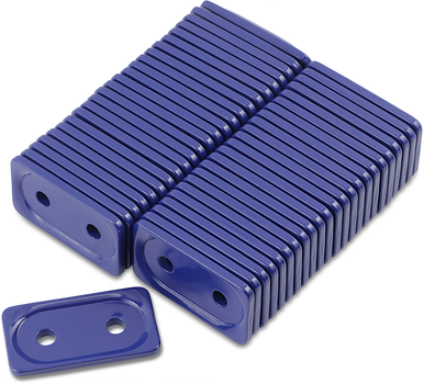 Woody's Blue Double Support Plates for 5/16-inch Studs 48-Pack ADG-3795-48