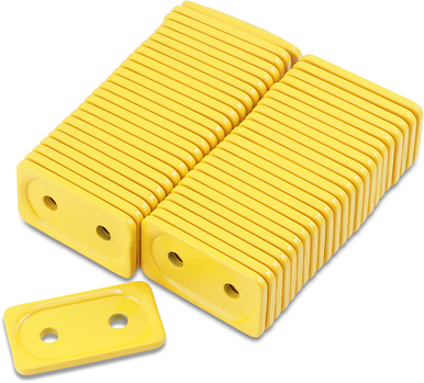 Woody's Double Grand Digger Support Plates Yellow 48 Pack ADG-3800-48