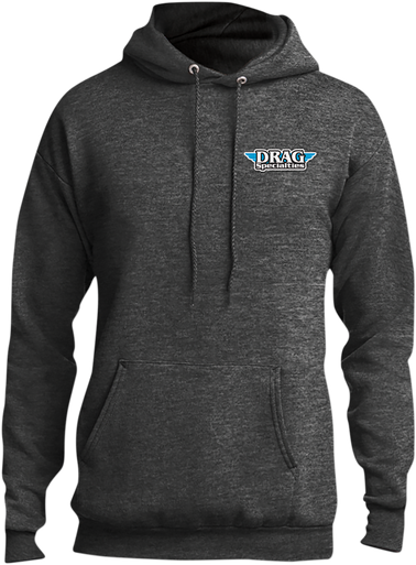 THROTTLE THREADS Drag Specialties Hoodie - Gray - 4XL DRG29PC78HDHG4X