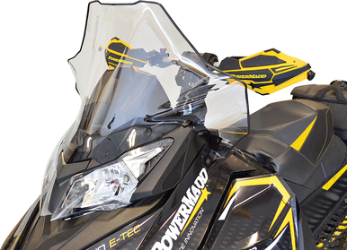 PowerMadd Cobra 17" Tall Windshield for Ski-Doo MX Z X 2013-2018 13530