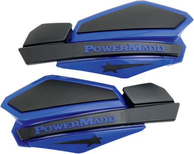PowerMadd Star Series Handguards Blue/Black 34204