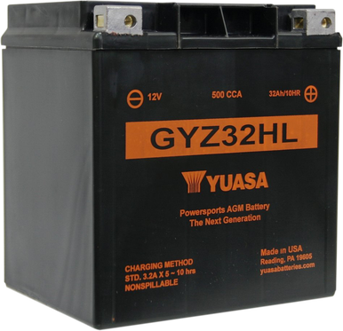 YUASA AGM Battery - GYZ32HL YUAM732HL