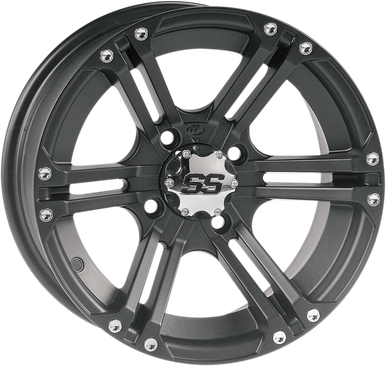ITP SS212 Alloy Wheel - Front/Rear - Black - 12x7 - 4/156 - 4+3 1228366536B