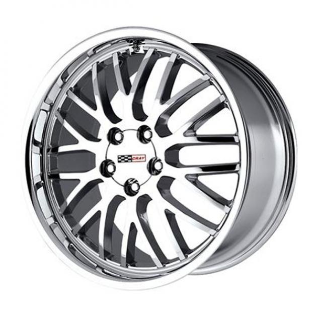 Corvette Cray Manta 20x10.5 Chrome, 1-Piece Wheel, 1997-2013