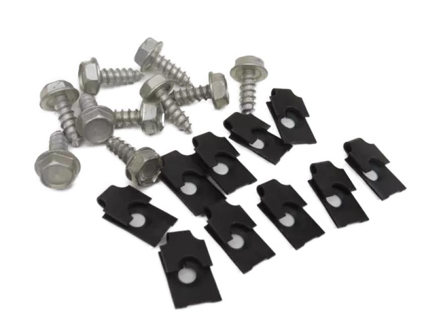 Redline Restomotive 1949-1951 Ford / Mercury Fender Hardware Kit Along Hood Line