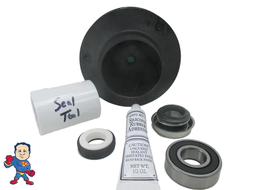 3HP Executive Pump Rebuild Kit – Impeller, 1000 Seal, Bearing & Tool for Waterway Wet End