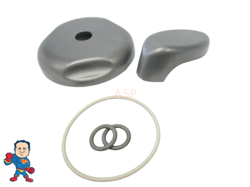 4″ JACUZZI Premium Spa Diverter Valve Repair Kit – Cap, Handle & O-Rings