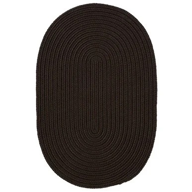 4′ X 6′ Brown Reversible Solid Handcrafted Outdoor Area Throw Rug