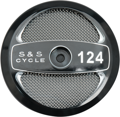 S&S CYCLE Stealth Air Cleaner Cover - Black - 124" 170-0321