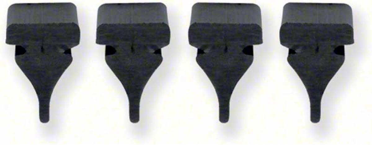 1967-69 Firebird, Radiator Support Filler Panel Bumper Set, 4 Piece Set, Made in the USA!