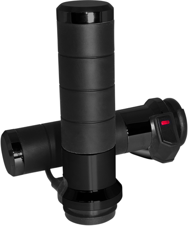 KOSO NORTH AMERICA Grips - Heated - Titan-X - 1" - Black AX068K10