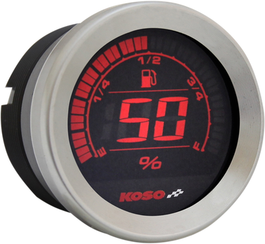 KOSO NORTH AMERICA 2" Fuel Level Gauge - Chrome BA050200