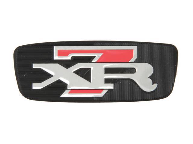 Trunk Lock Cover Emblem, *XR-7*