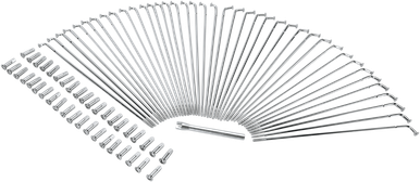 DRAG SPECIALTIES Spoke Set - Drop Center - Front - Chrome - 21" W16-0518