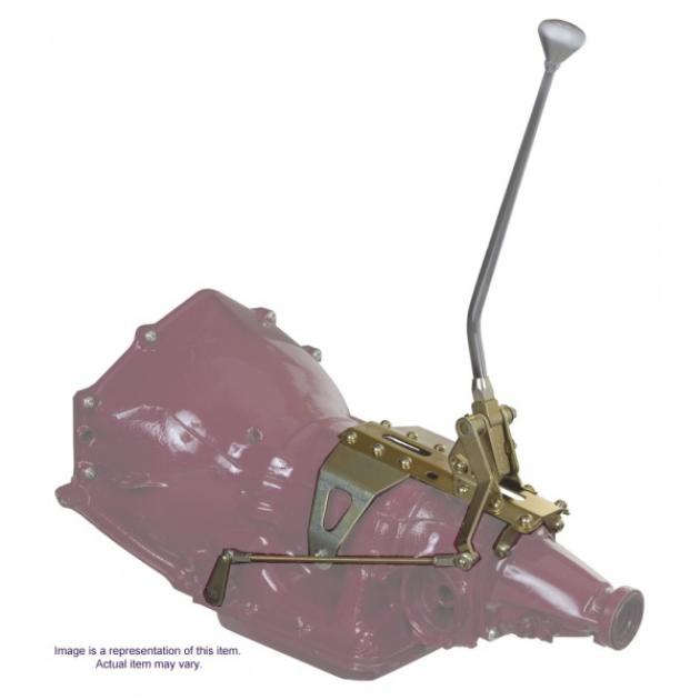 Lokar Shifter for GM 700-R4 Automatic Transmission, Single Bend, 6", Chrome Finish, Choice of Knobs