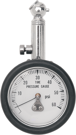 DRAG SPECIALTIES Gage, Pressure 60PSI 45 Degrees DS181211-1BCSC2