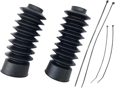 DRAG SPECIALTIES Rubber Fork Boots - 41 mm - 9" L C23-0220