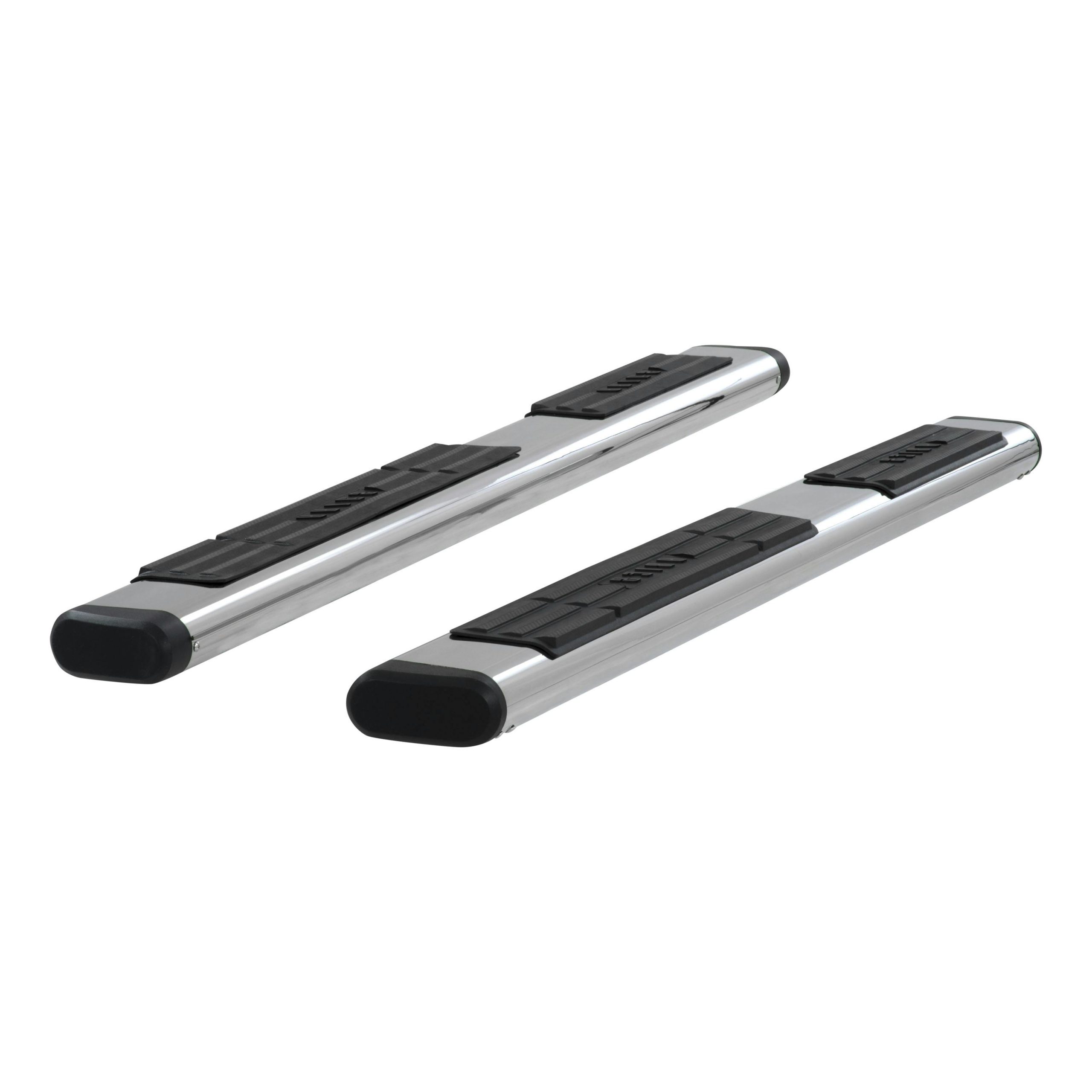 ARIES S2875 6in. x 75in. Polished Stainless Oval Side Bars (No Brackets)