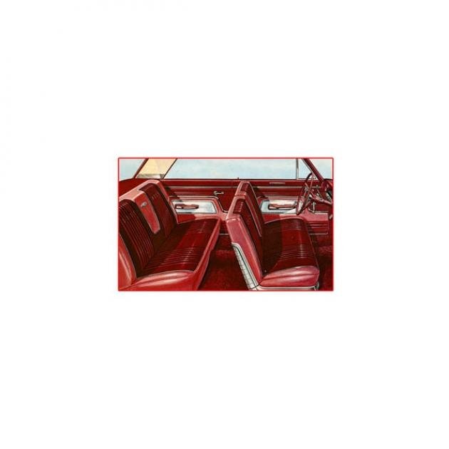 Front Bench Seat Cover, Galaxie 500, 1963