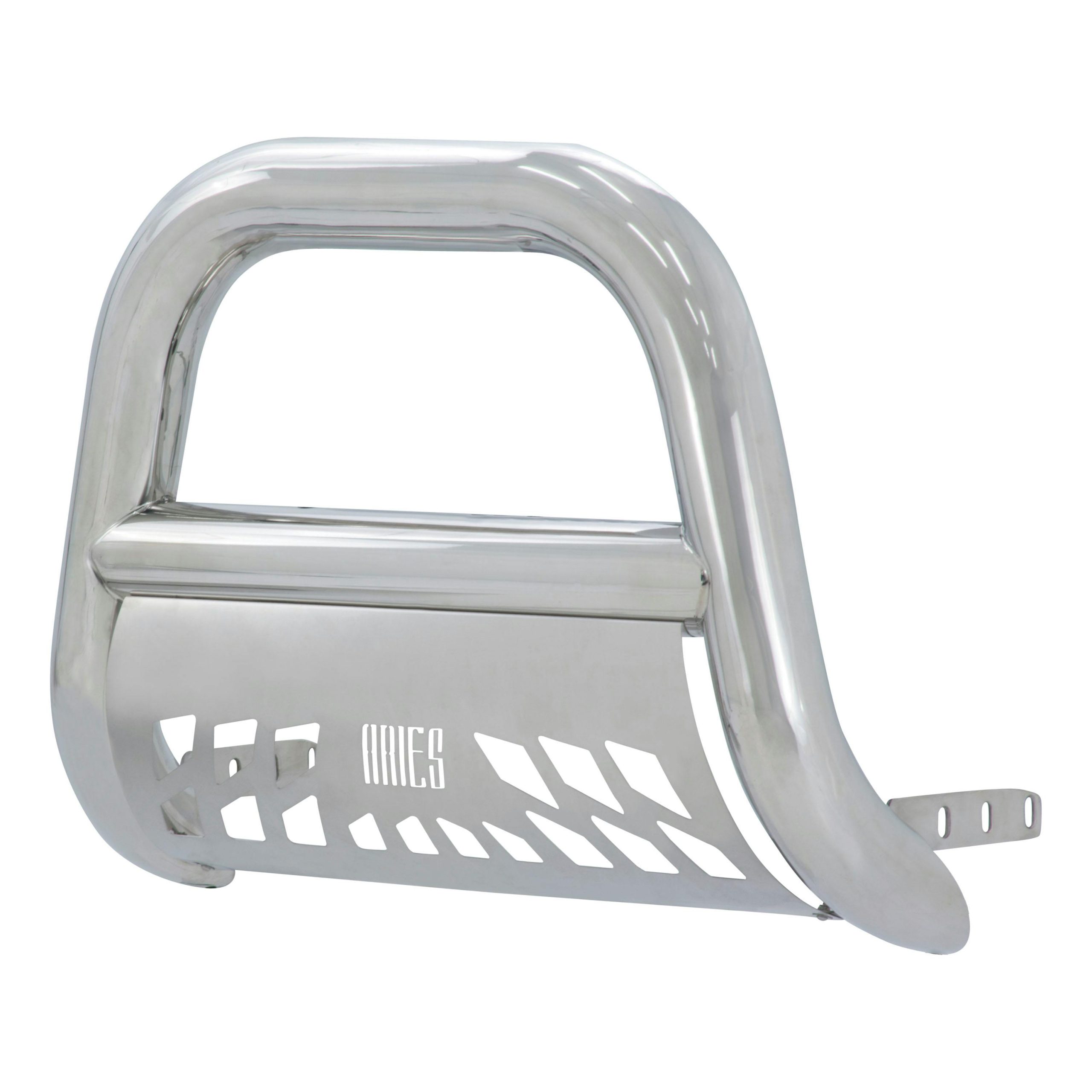 ARIES 45-4001 Big Horn 4in. Polished Stainless Bull Bar; Select Chevrolet; GMC