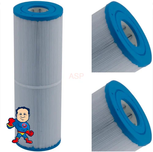 45 Square Foot Spa Filter Cartridge – 4-15/16″ x 14-7/8″ with 2-1/8″ Open Holes