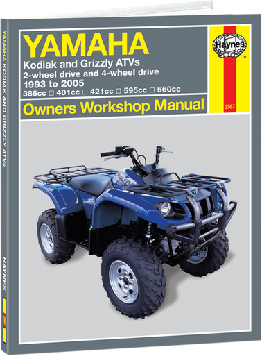 HAYNES Manual - Yamaha Kodiak/Grizzly 2567