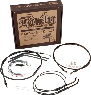 BURLY BRAND Control Kit - 16" Ape Hanger Handlebars B30-1041
