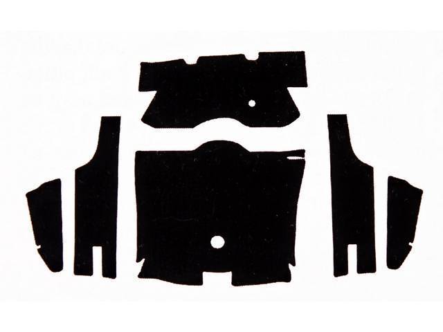 Acousti-Shield Kit, Sound and Temperature Insulation, Trunk