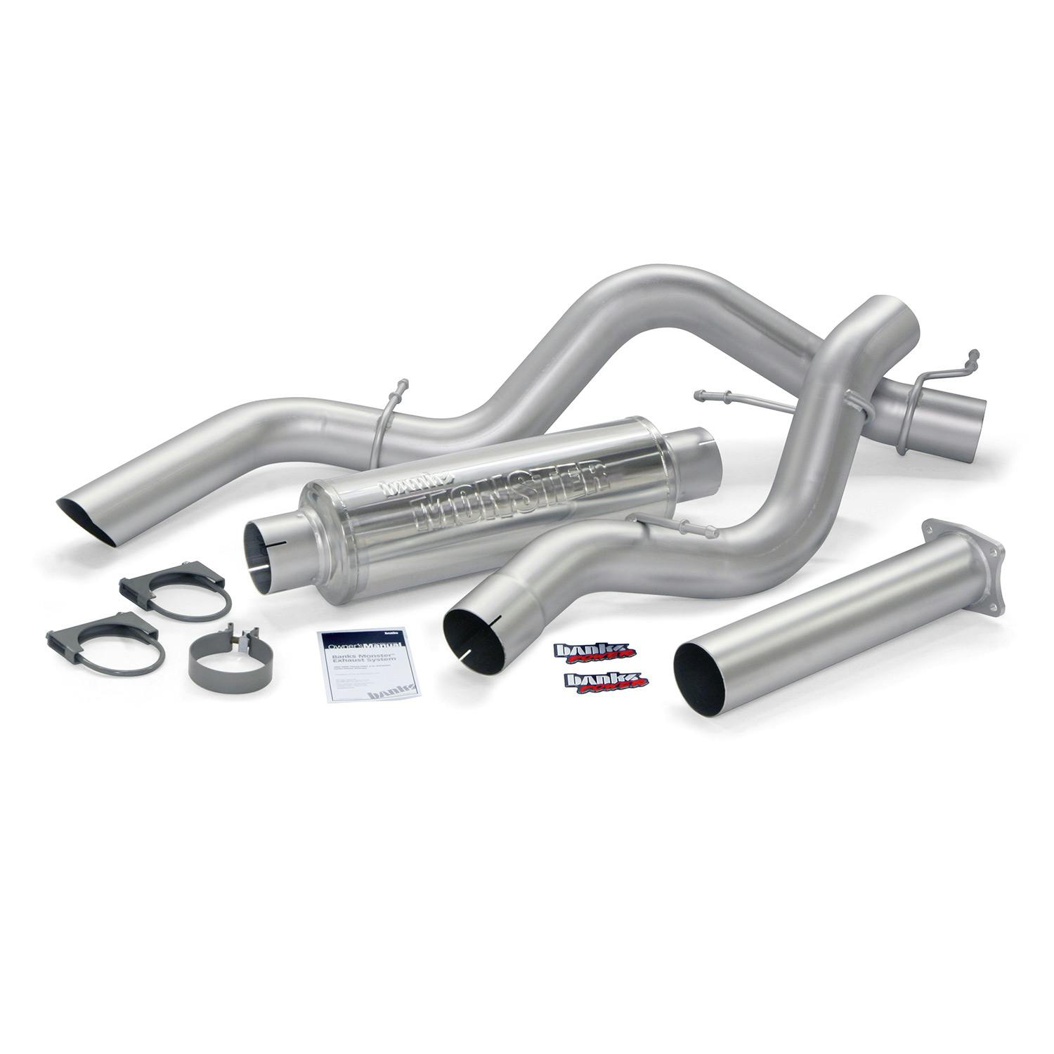 Banks Power 48770 Monster Sport Exhaust-2001-05 Chev 6.6L; Ec/Ccsb