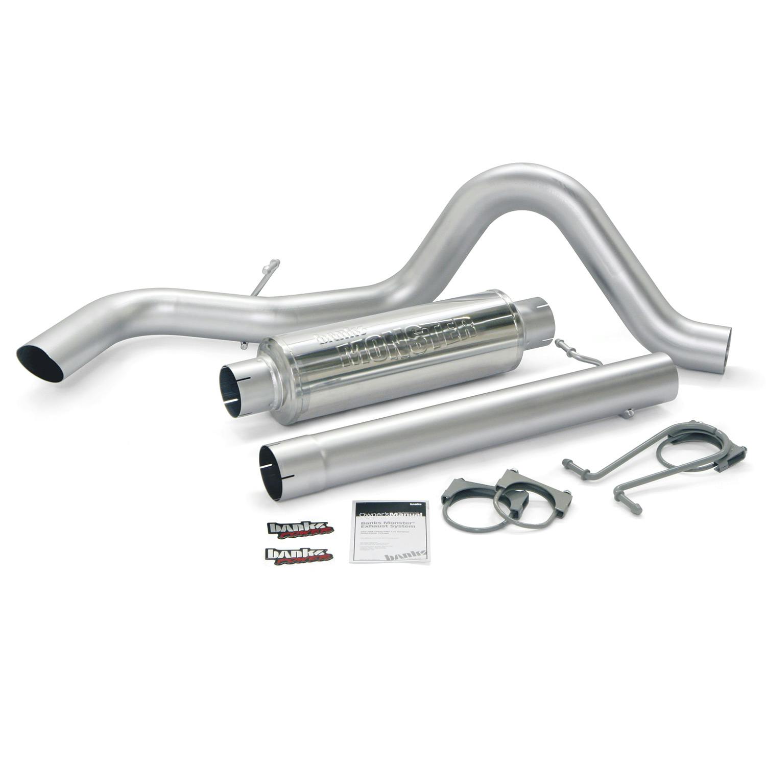 Banks Power 48789 Monster Sport Exhaust-1999-03 Ford 7.3L; W/O Cat Conv