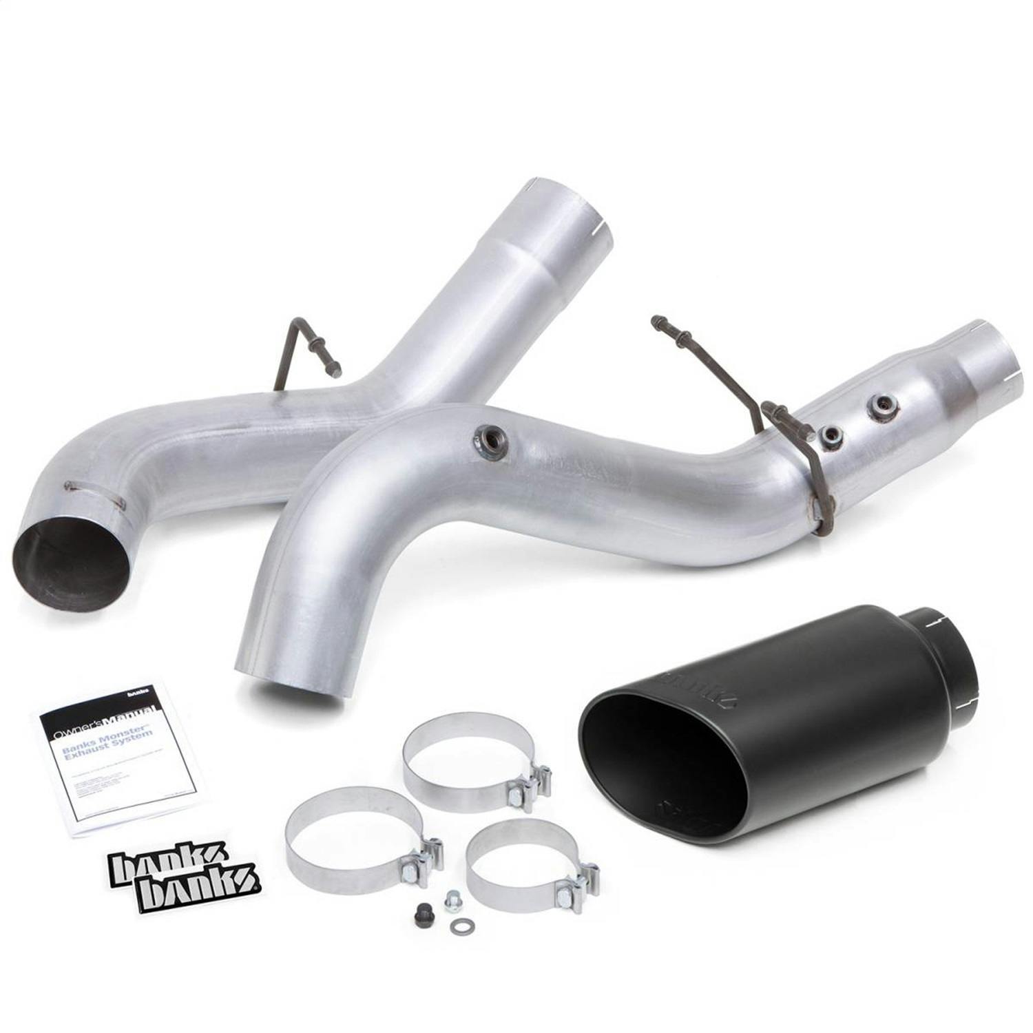 Banks Power 48997-B Monster Exhaust System Cerakote Black SideKick Tip