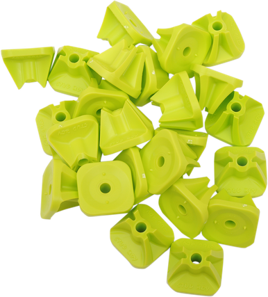 Stud Boy Single Backer Plates Hi-viz Green 24 Pack 2513-P1-HVG