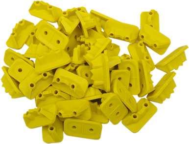 Stud Boy Double Backer Plates Hi-viz Yellow for 2-Ply 48 Pack 2522-P2-HVY