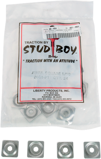 Stud Boy Aluminum Backer Plates 5/16" 24 Pack 2061-P1