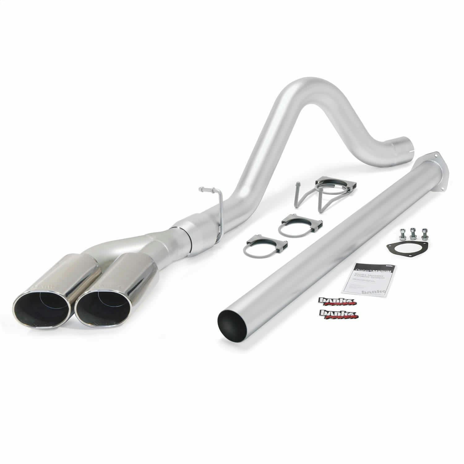 Banks Power 49793 Single; w/Dual-S/S-Chrome