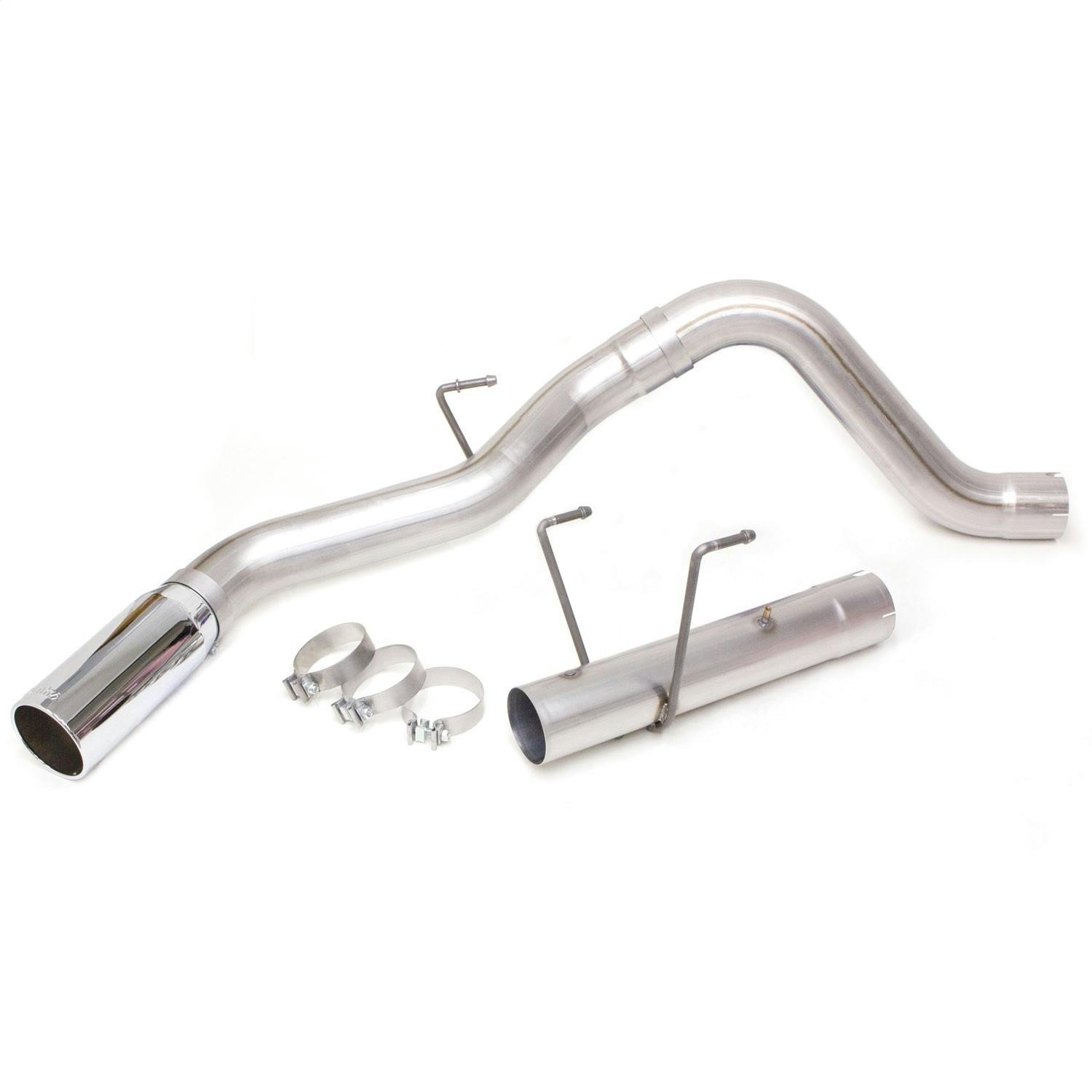Banks Power 49796 Monster Exhaust; 4.0in. Single; S/S-Chrome Tip-2014-18 Ram 6.7L; CCLB