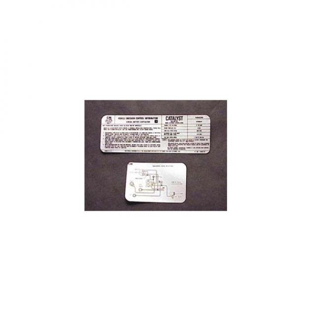 Corvette Emisson Control Decal, L48, U.S., 1979