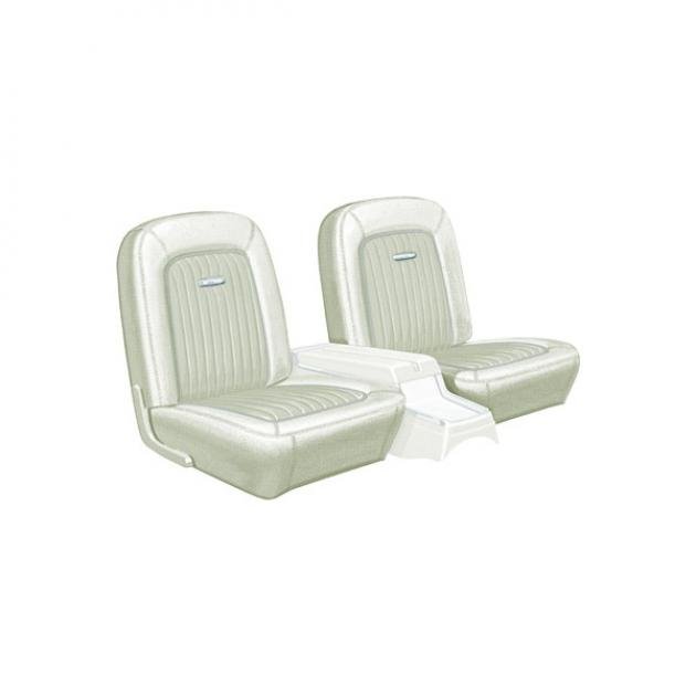 Front Bucket & Rear Bench Seat Covers - Falcon Futura & Sprint 2-Door Hardtop, 1964