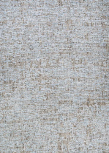5.25′ x 7.5′ Blue and Gray Contemporary Rectangular Outdoor Area Throw Rug
