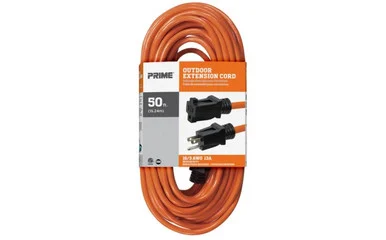 50′ Extension Cord Orange 16/3 Sjtw Medium Duty