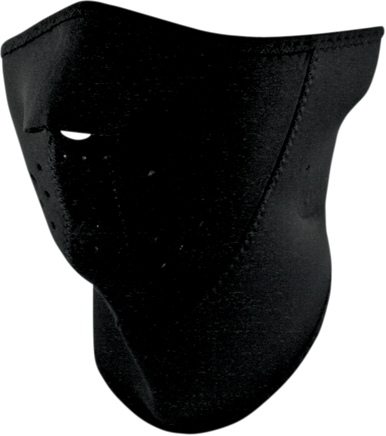 ZAN HEADGEAR 3-Panel Neoprene Half-Face Mask - Black WNFM114H3