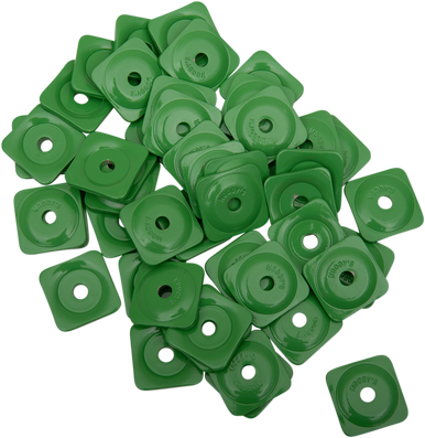 Woody's Square Digger Support Plates Green Two-Ply 48 Pack ASG-3780-48