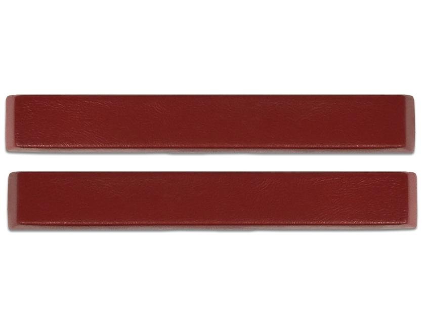 Auto Pro USA 1965 Ford Mustang Arm Rest Pad, Right/Passenger Side and Left/Driver Side, Red AR65RED